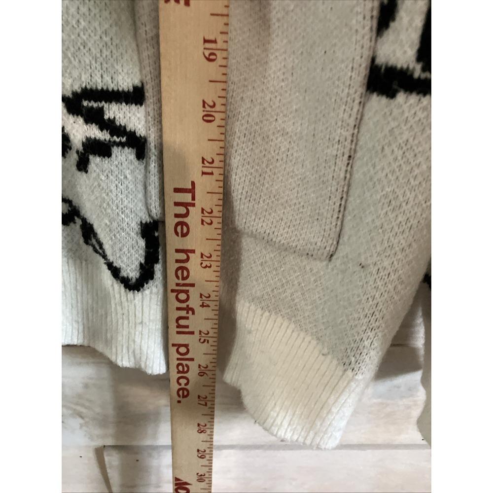 Aelfric Eden Dinosaur Knit Sweater L -Y2K, Cardigan Playful, Statement - Picture 3 of 5